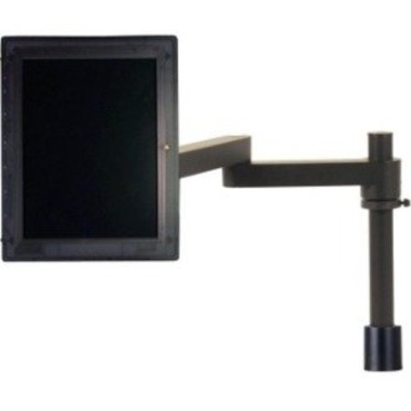 INNOVATIVE OFFICE PRODUCTS Long Reach Pole Mount For Single Display. Includes Articuating Arms 9130-S-14-FM-104